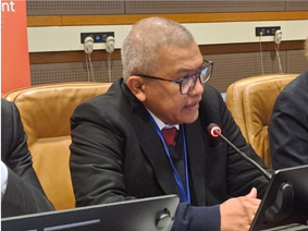H.E. Dr. Slamet Soedarsono, Senior Expert Planner @BappenasRI at #Fin4Dev #GPEDC today: 

'Effectiveness of #DevCoop is more important than ever in the global challenges of crisis. We need to ensure to make #DevCoop resources 💱 are leading to long-lasting development results'