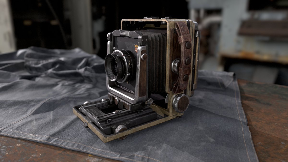 Sea_bayer's tweet photo. Update: back in school and working on my 3D skills behind the scenes! Here's one my of projects based of the Wista45D camera. Fun challenge tackling the variation in textures and shapes. https://t.co/icHSa1ZUM1