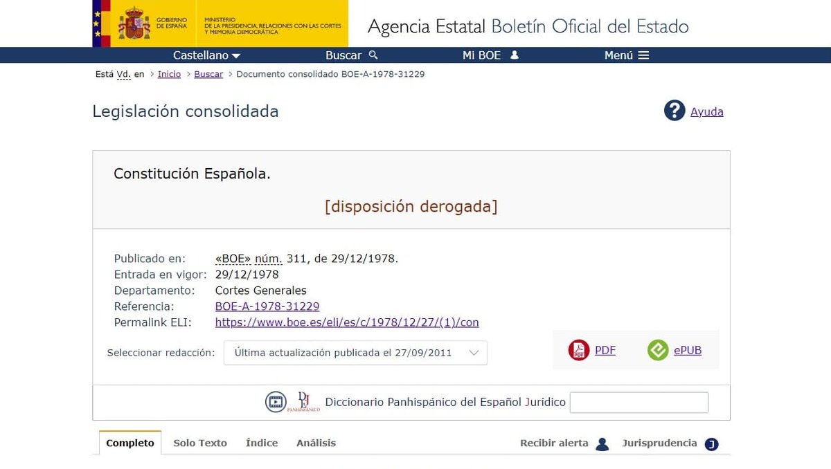 GardenaEus's tweet photo. Aunque pocos se han dado cuenta, hoy hemos empezado el día con un #BOE derogando la constitución (aparte de otras leyes) 😂😂😂 https://t.co/L4s28rTmy1