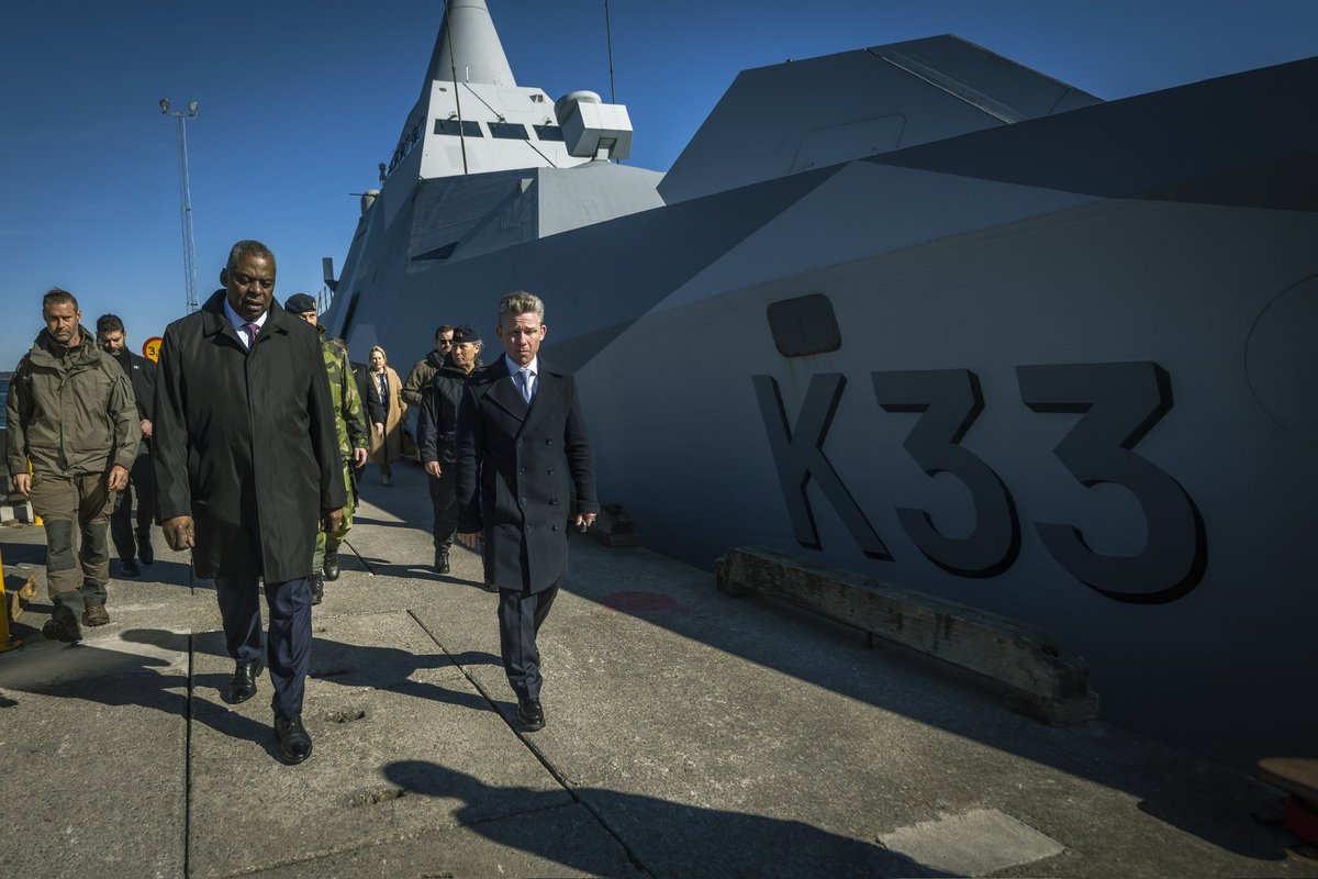 Today, I got to witness first-hand the incredible airpower and maritime capabilities of the Swedish Armed Forces. It was an honor to see them in action. I look forward to calling Sweden a fellow <a href="/NATO/">NATO</a> ally.