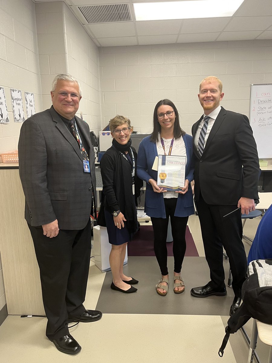 Another day, another Game Changer!  Congrats Ms. Green!  So well-deserved!!!