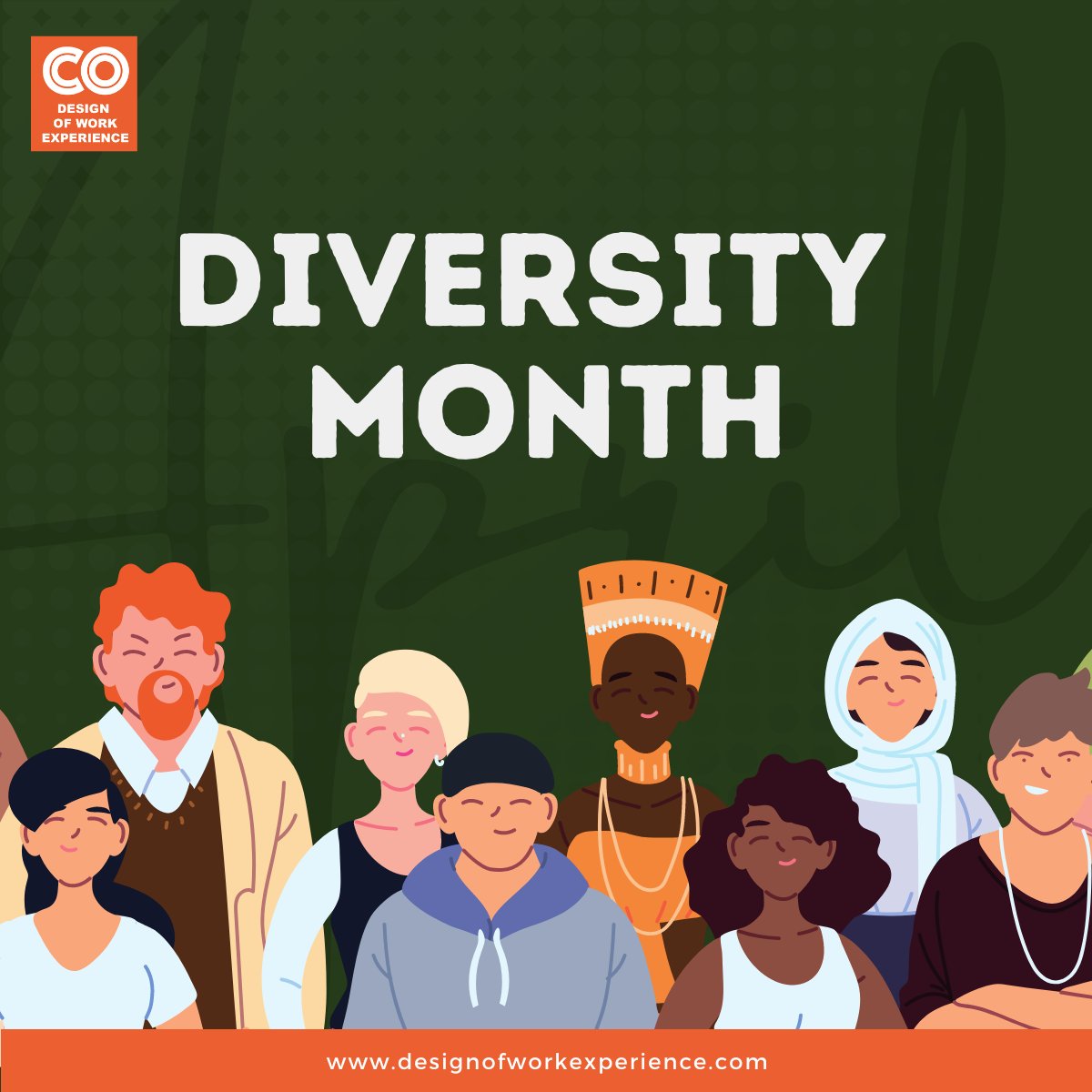 It's Celebrate Diversity Month, where we celebrate what makes everyone unique and special--our perspectives, cultures, experience, and identities. Stay tuned for thoughts and resources!

#CelebrateDiversityMonth #Inclusion #DOWE #HR