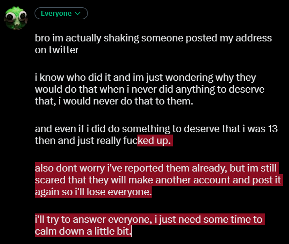 DravenJV01's tweet photo. im scared please read. https://t.co/67g3Wu3pZU