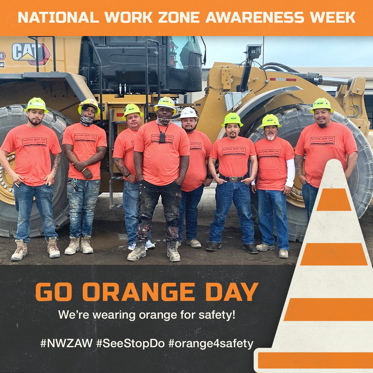 texasmaterials1's tweet photo. Today is “Go Orange Day” as part of National Work Zone Awareness Week. Across our business, employees are wearing orange to show their support for work zone safety!
#NWZAW #seestopdo #orange4safety #texasmaterials #texasbit #gulfcoasttx https://t.co/azEznWduci