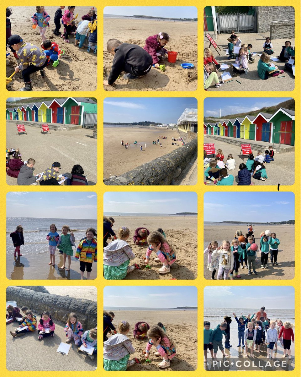 LakesidePrmRec's tweet photo. Reception launched their new learning project At the beach with a fabulous trip to Barry Island . The children had a wonderful day paddling in the sea, building sandcastles , playing ball games and drawing beach huts . Even the sun came out for us 😎 https://t.co/YYWyRmzwXS