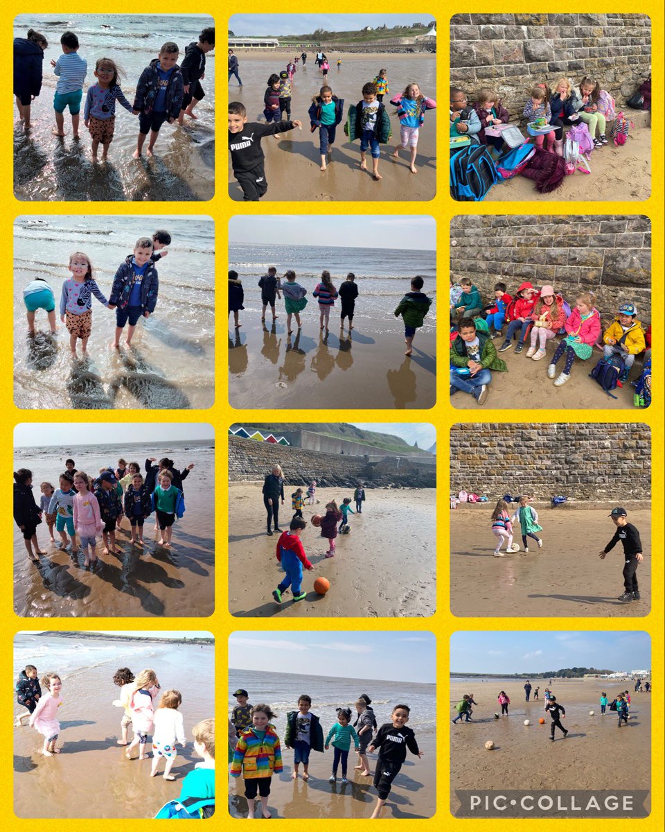 LakesidePrmRec's tweet photo. Reception launched their new learning project At the beach with a fabulous trip to Barry Island . The children had a wonderful day paddling in the sea, building sandcastles , playing ball games and drawing beach huts . Even the sun came out for us 😎 https://t.co/YYWyRmzwXS