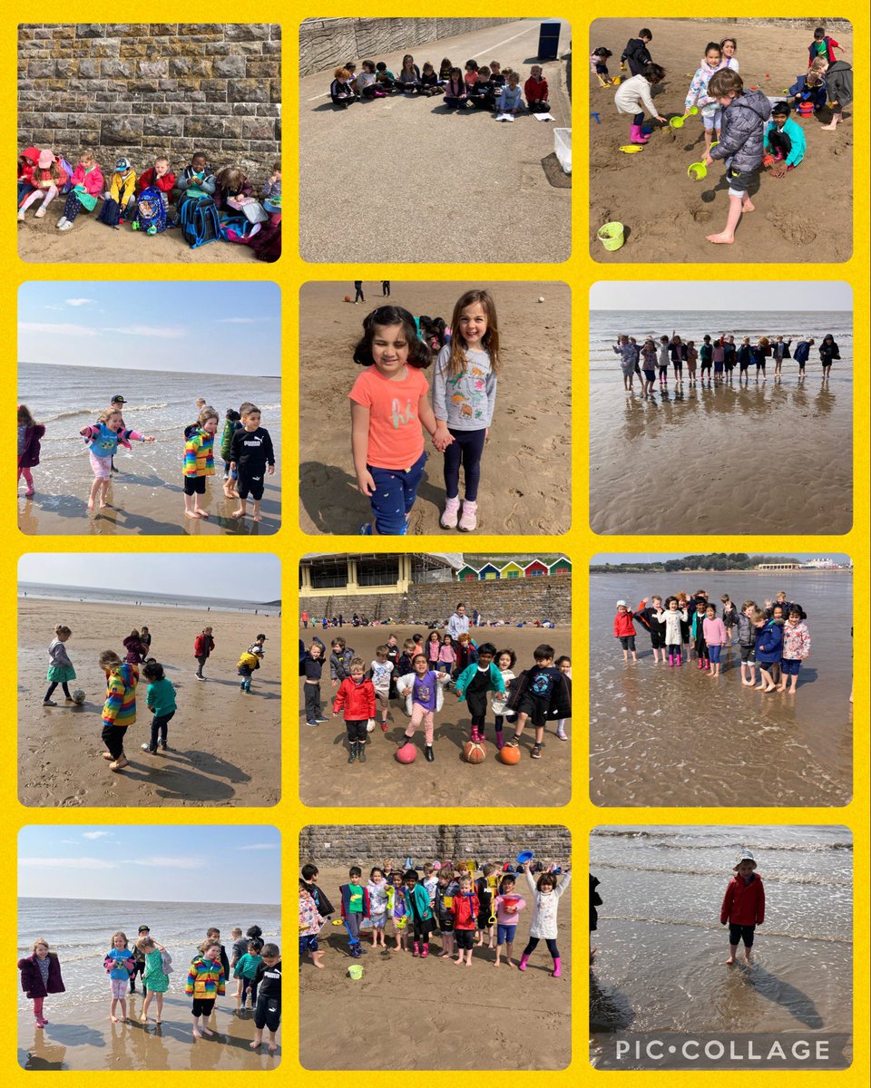 LakesidePrmRec's tweet photo. Reception launched their new learning project At the beach with a fabulous trip to Barry Island . The children had a wonderful day paddling in the sea, building sandcastles , playing ball games and drawing beach huts . Even the sun came out for us 😎 https://t.co/YYWyRmzwXS