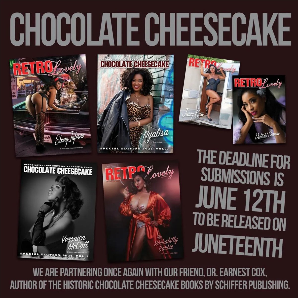 Chocolate Cheesecake Pinups tweet media