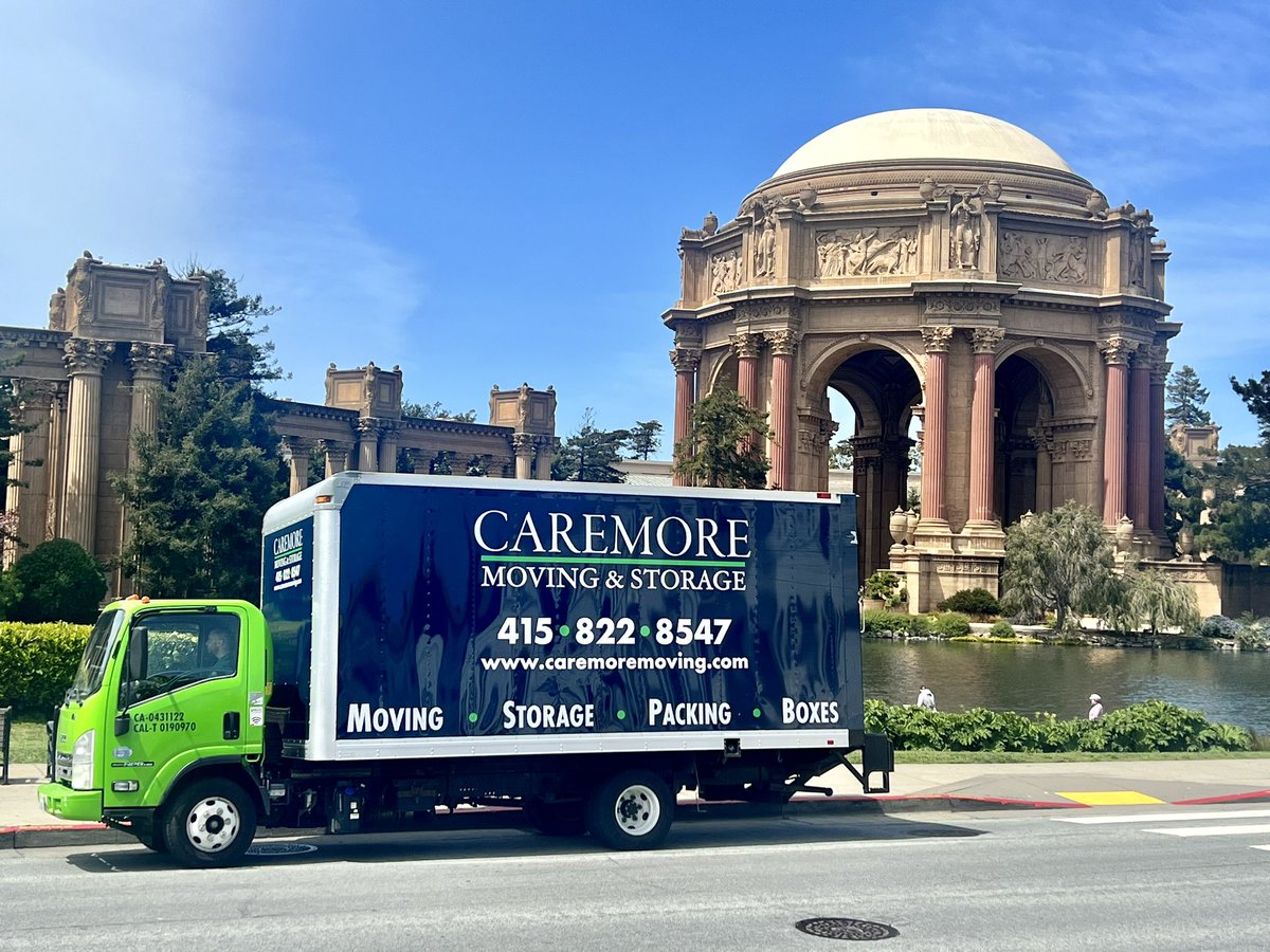 CaremoreMoving's tweet photo. CareMore Moving &amp; Storage is a family owned business serving all of San Francisco and the entire Bay Area. We offer free onsite and virtual estimates and provide moving, packing and storage options all designed to make your moving experience stress free. https://t.co/9t8q8nkYSi