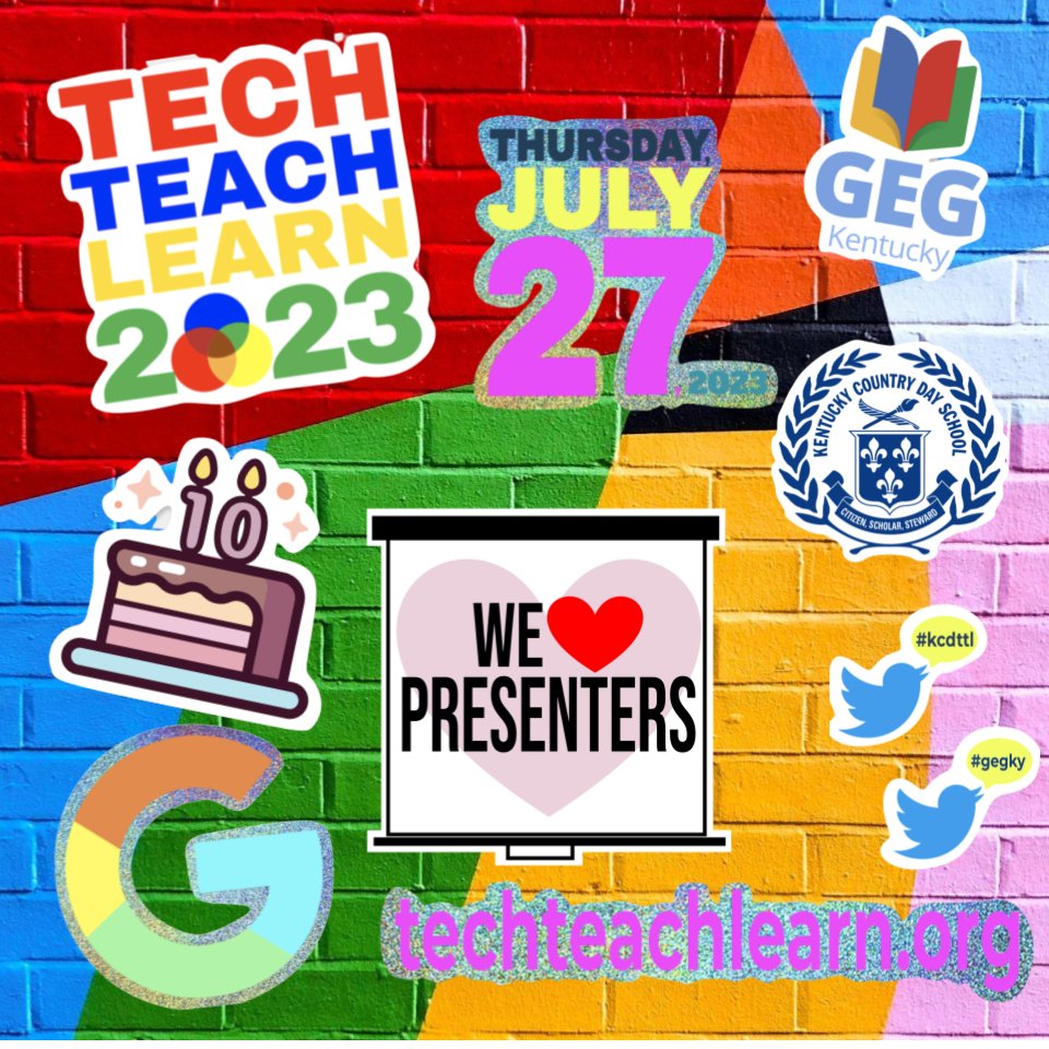 Sign up to ATTEND or PRESENT at Tech-Teach-Learn 2023 in Louisville on Thursday, July 27!

Registration is free for everyone, but presenters get a complimentary boxed lunch from Paul's Fruit Market! 🍎🥪🧃

#KCDTTL #KySTE2023 #kydlc #kygodigital #kylchat #gegky