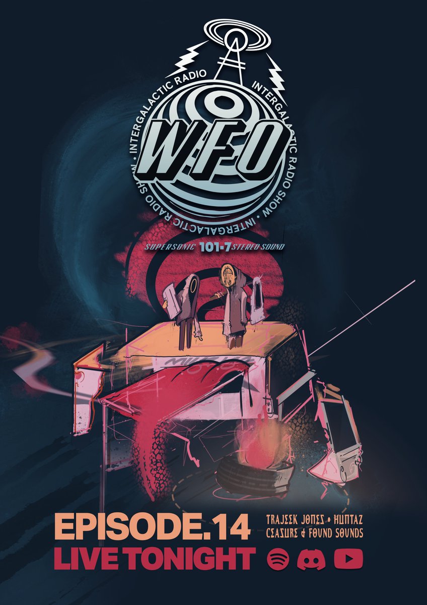 Threefoldbold's tweet photo. //:Incoming
:Secure<GCAST>mask
:Source > #GALACTICAST
"Episode.014 of Intergalactic Radio Show
101.7 WFO by @CausticTergo
Broadcasting LIVE ยฐ2100 BST
Tune your receivers for this audible delight."
_ Exc. #Nomad Link up https://t.co/e1aZokmLPG
#WFO #Cardano #Radio #Music https://t.co/u0e4WbAzvc