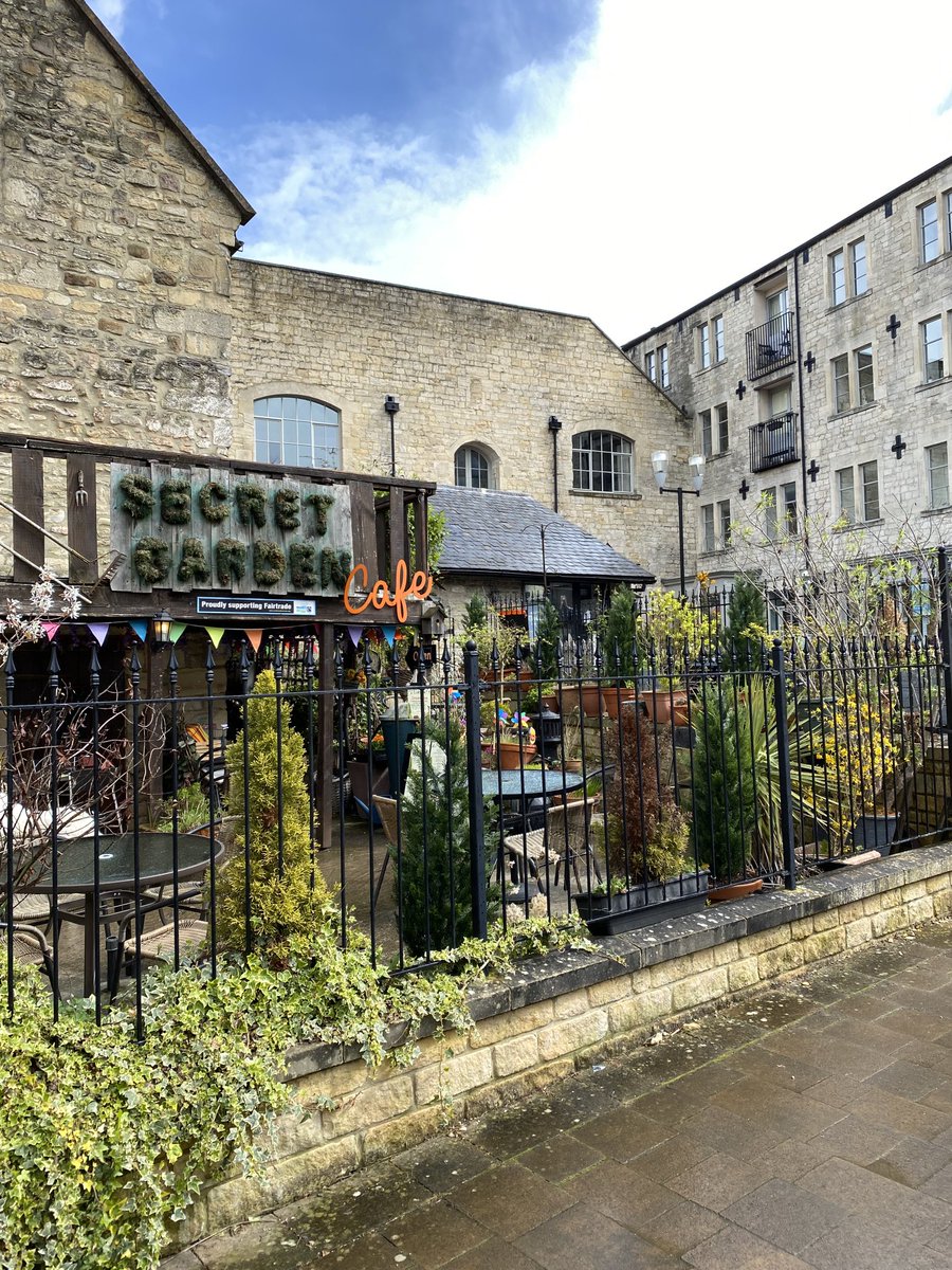 zarahandley's tweet photo. Well, The Bridge cafe was closed but Secret Garden cafe was open on my visit to Bradford on Avon. You will be surrounded by all sorts of plants, flowers and garden ornament while having your coffee! A lovely quirky place with very friendly staff ☕️ https://t.co/6W5F2GBTvP