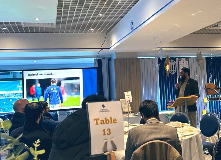 First ever #Iftar event takes place at @Rovers this evening. A beautiful opportunity for communities to unite during the blessed month of #Ramadan. Pleasure to be in the company of the one and only @tezilyas 👏❤️🙏 #OneRovers @yasirsufi