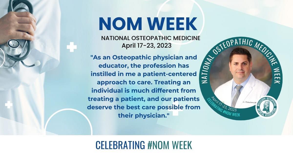 DOsofMOMA's tweet photo. Celebrating National Osteopathic Medicine Week with @jppreecedo - MOMA President. Thanks for sharing the distinctiveness of osteopathic medicine! #NOMWeek #DOProud #DOsofMOMA https://t.co/iZH72YyG4z