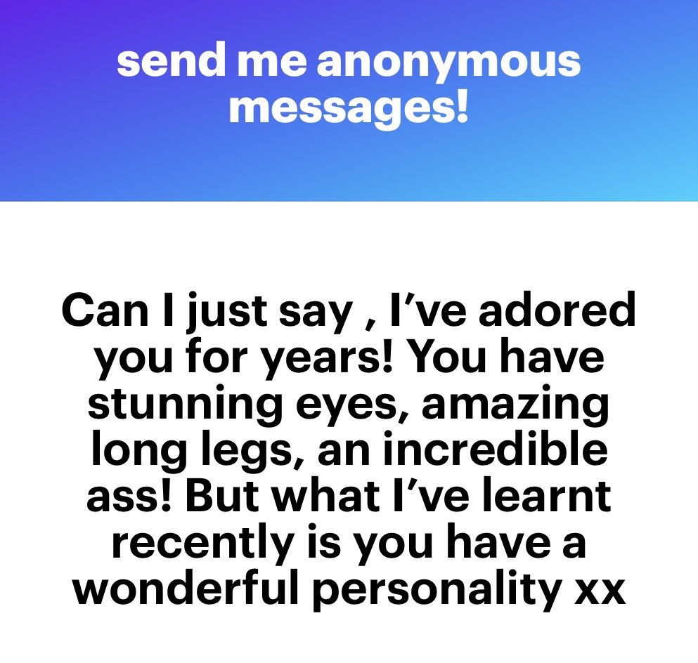 officialsarahdaniel on Twitter "Ohhh la la A beautiful message, you made me blush 🤭🤗"