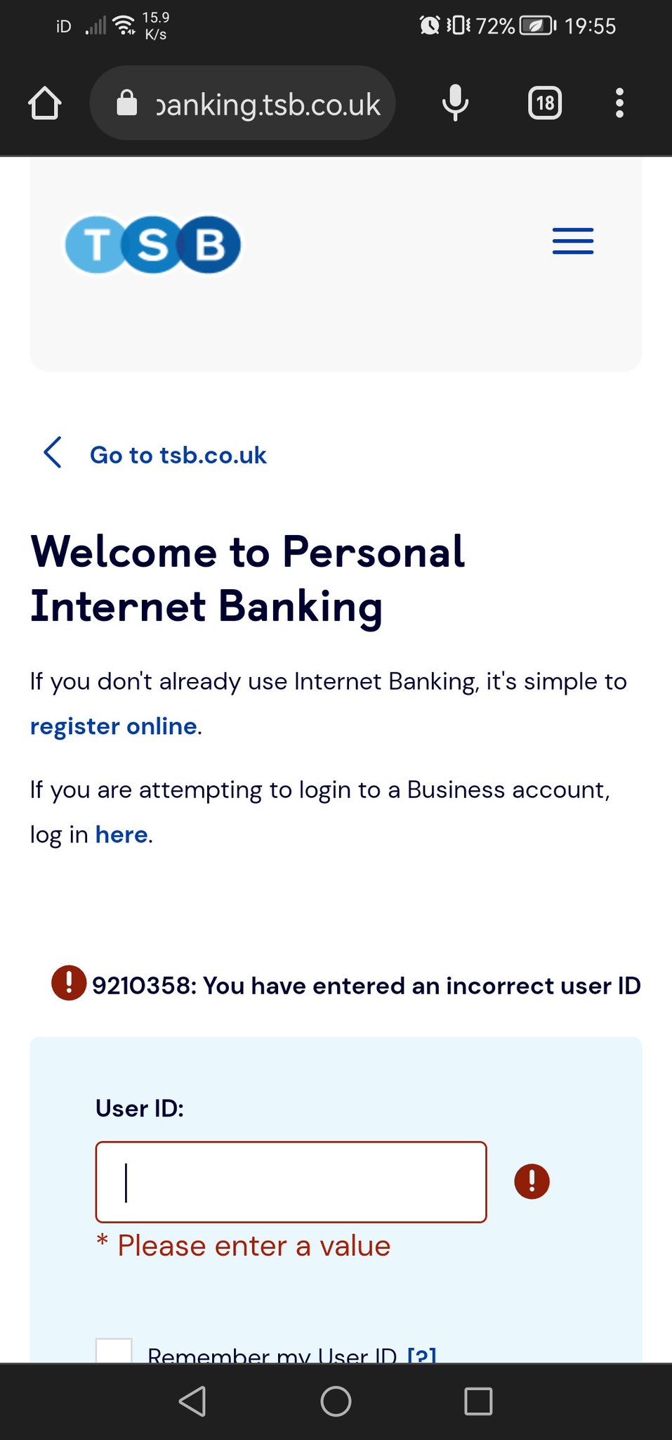 Tiramisu on Twitter "TSB I tried to login into my account on the tsb