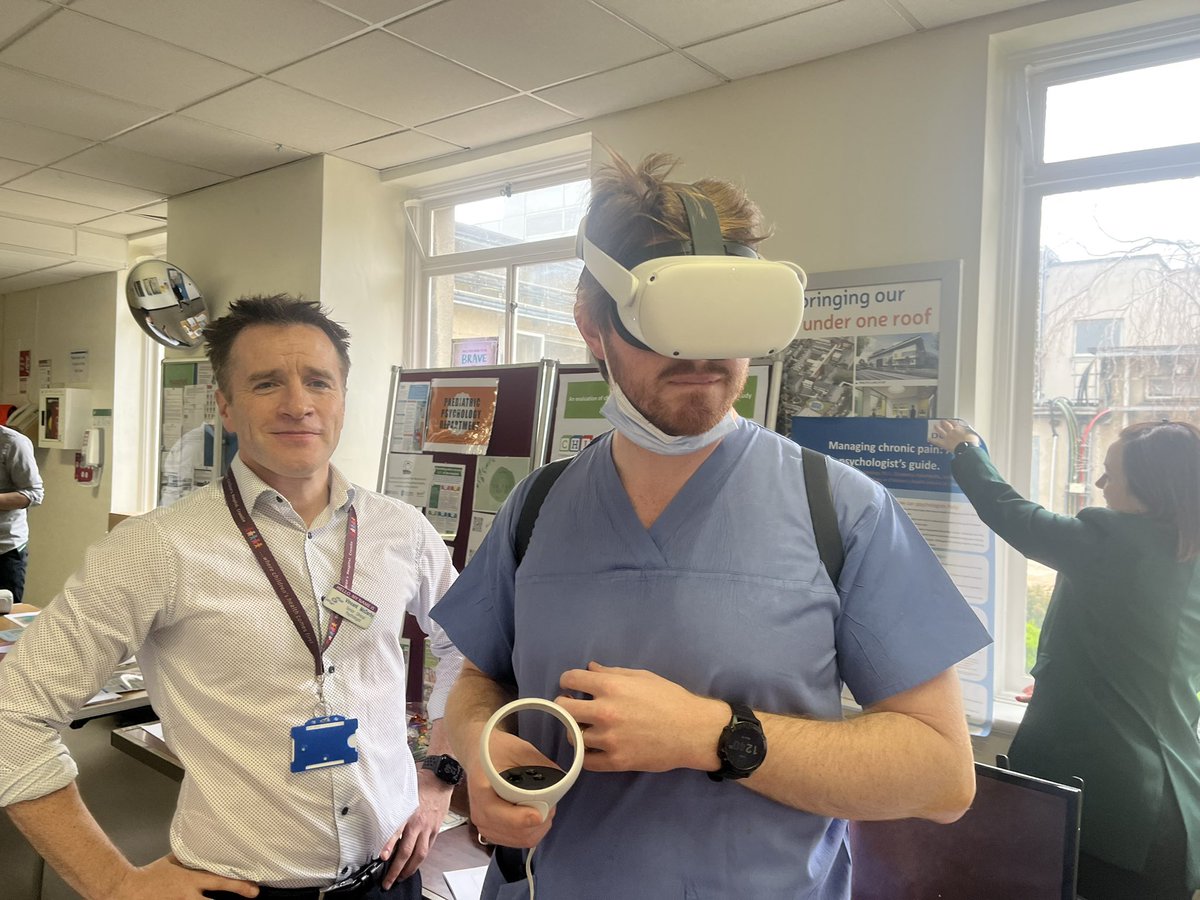 AnneMarieCasey1's tweet photo. Today is National #HSCP day and #Psychology showcased recent developments in #VirtualReality in #Healthcare #Paediatrics #MRI #cannulas #distraction #immersion #experience #Empowerment with @AssimKz @UCDPsychology Shout out to @TaraFinglas who always makes it work for us🙏 https://t.co/Mci3p9unuL