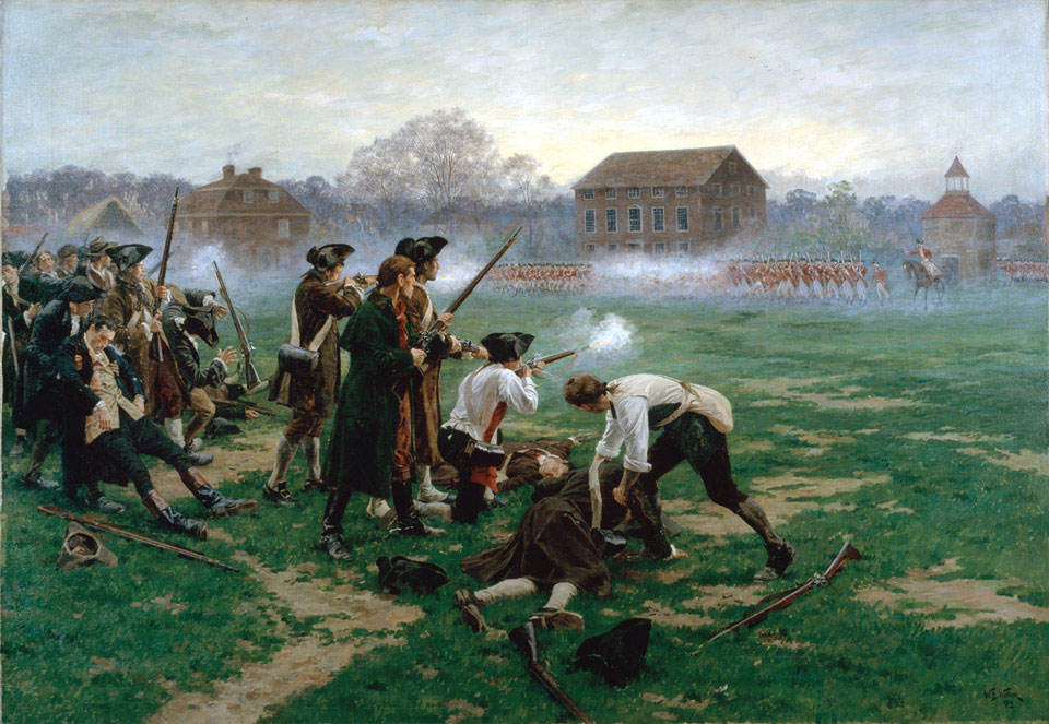 OldNorth1723's tweet photo. Today marks the anniversary of the Battles of Lexington and Concord, the first military engagements of the Revolutionary War.

British troops had come to seize military supplies, but with advance warning from Paul Revere and other riders, the Patriot militia was ready to fight. https://t.co/9K6fA9YXsW