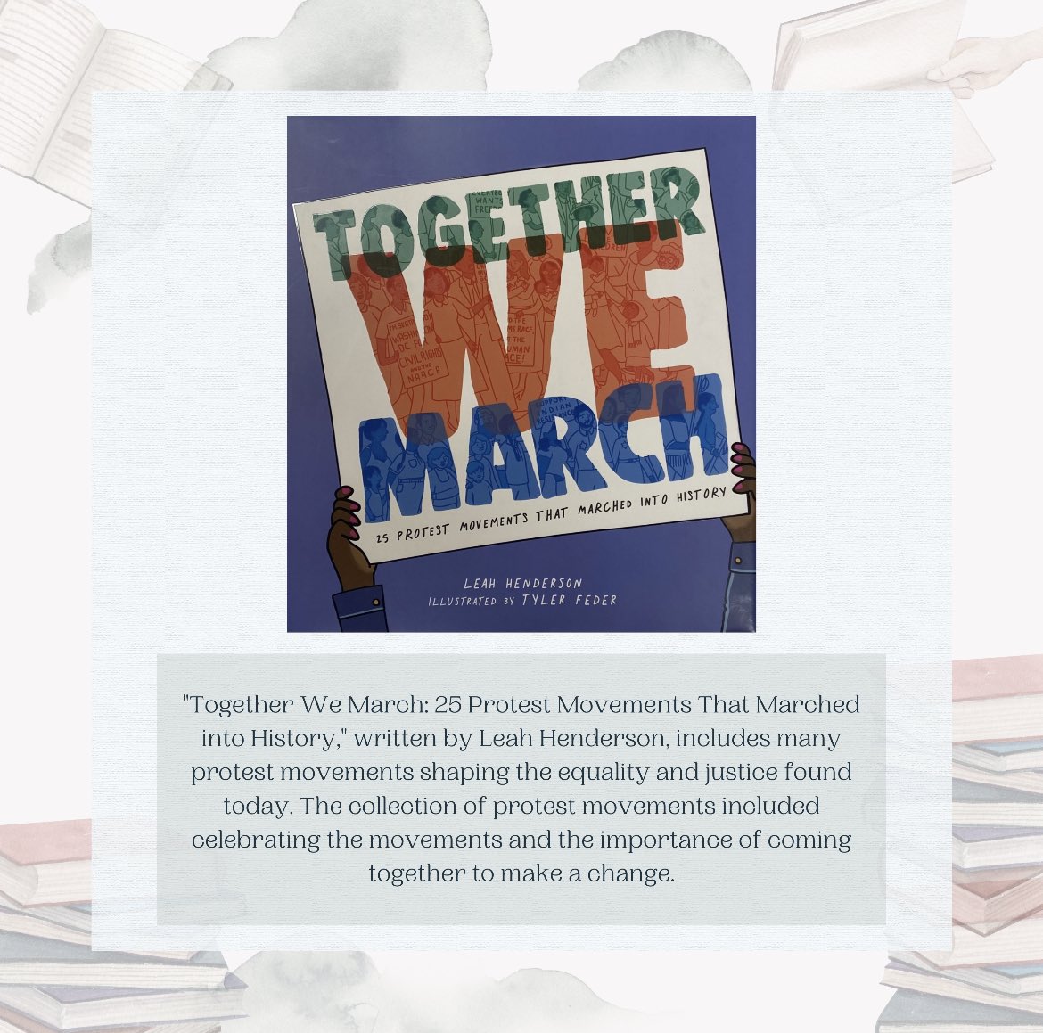 Are you searching for inclusive books highlighting women's empowerment and the importance of protest movements? The books added to the literacy library include women who have shaped history, influencing many individuals. Check out the new books!