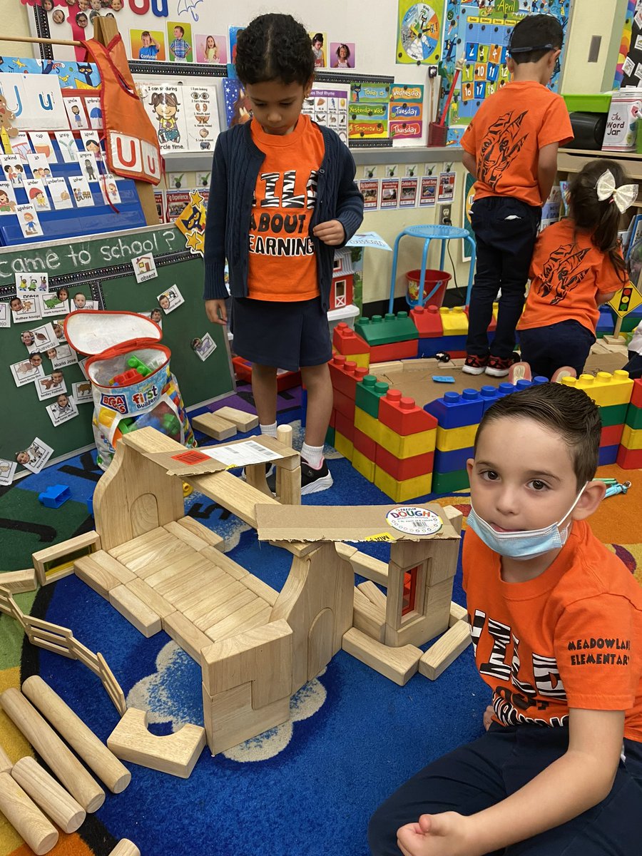 Meadowlane_ES's tweet photo. Mrs. Vallejo’s Pre-K students worked together to make building fun. What does it take? T-E-A-M-W-O-R-K!!! They used teamwork today to pick it all up after learning time @Meadowlane_ES @MDCPS_OECP #ecw2023 #wherethelearningbegins #workingtogetherwednesday https://t.co/PYPx26t9dg