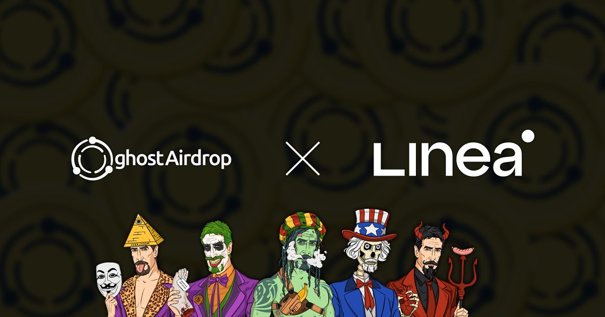 📢#ghostAirdrop is now LIVE on @LineaBuild TestNet enabling users to:
1️⃣Claim FREE #NFT
2️⃣Earn $GMV through on-chain referrals
3️⃣Swap #GMV points on #ghostAirdropBot as $GMV
Claim FREE JML #gNFT🚀
🔗ghostchain.io/lineafreenft
#Airdrop #AirdropAlert #AirdropCrypto #GameFi #Web3