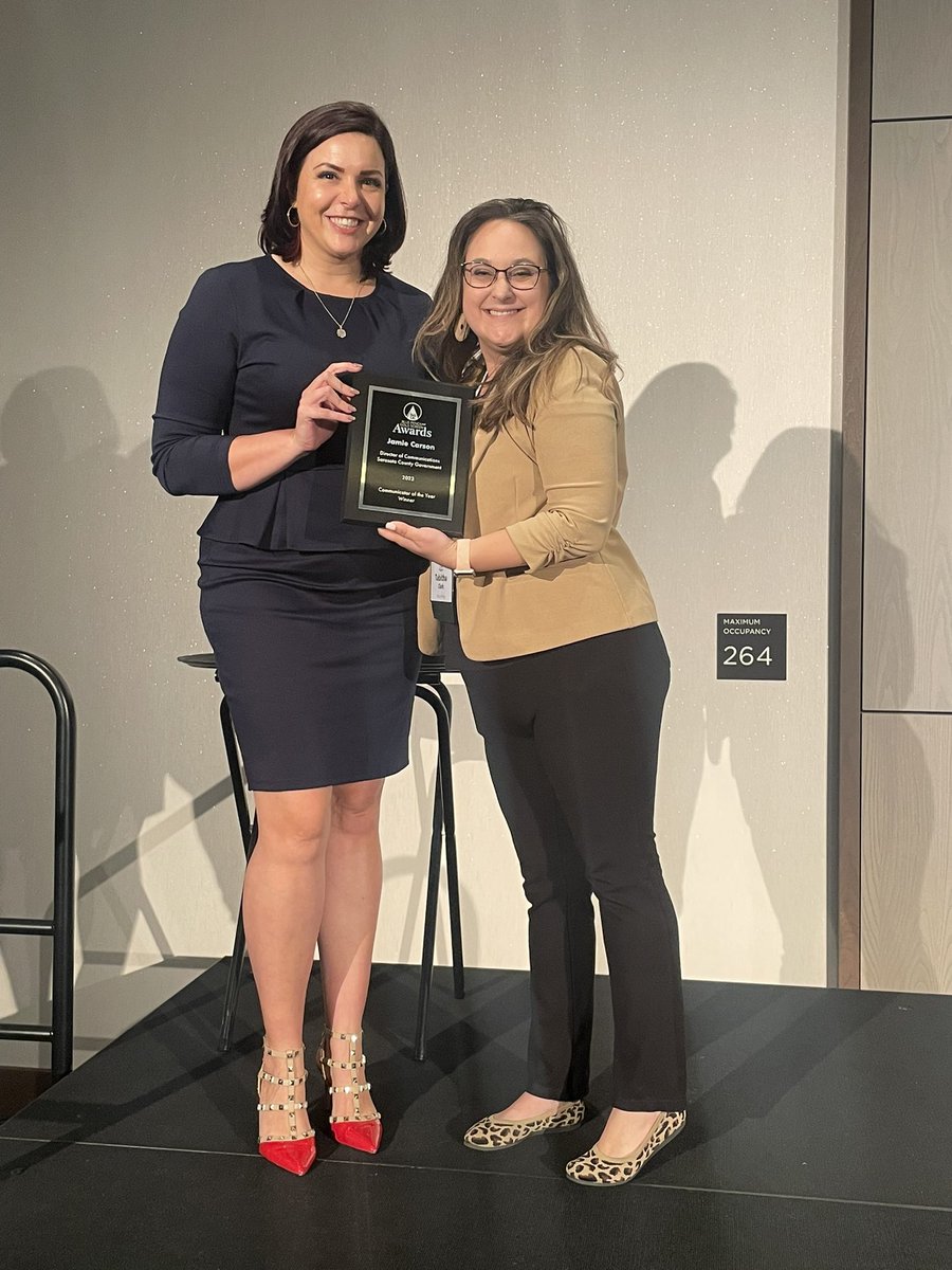 NAGC's tweet photo. Each year, #NAGC presents the Communicator of the Year award to an exceptional public servant for their outstanding work in the field of #GovComms. 

Congratulations to the 2023 NAGC Communicator of the Year: Jamie Carson, @SRQCountyGov Dir. of Communications!

#NAGCBacktoSchool https://t.co/VKDv1uF8VB