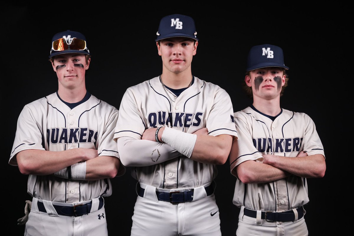 GAME DAY

MB Baseball takes the field at home for the only time this week with a contest against South Kingstown. Game time 4:30. Go Quakers! #MBbaseball #Quakersbaseball