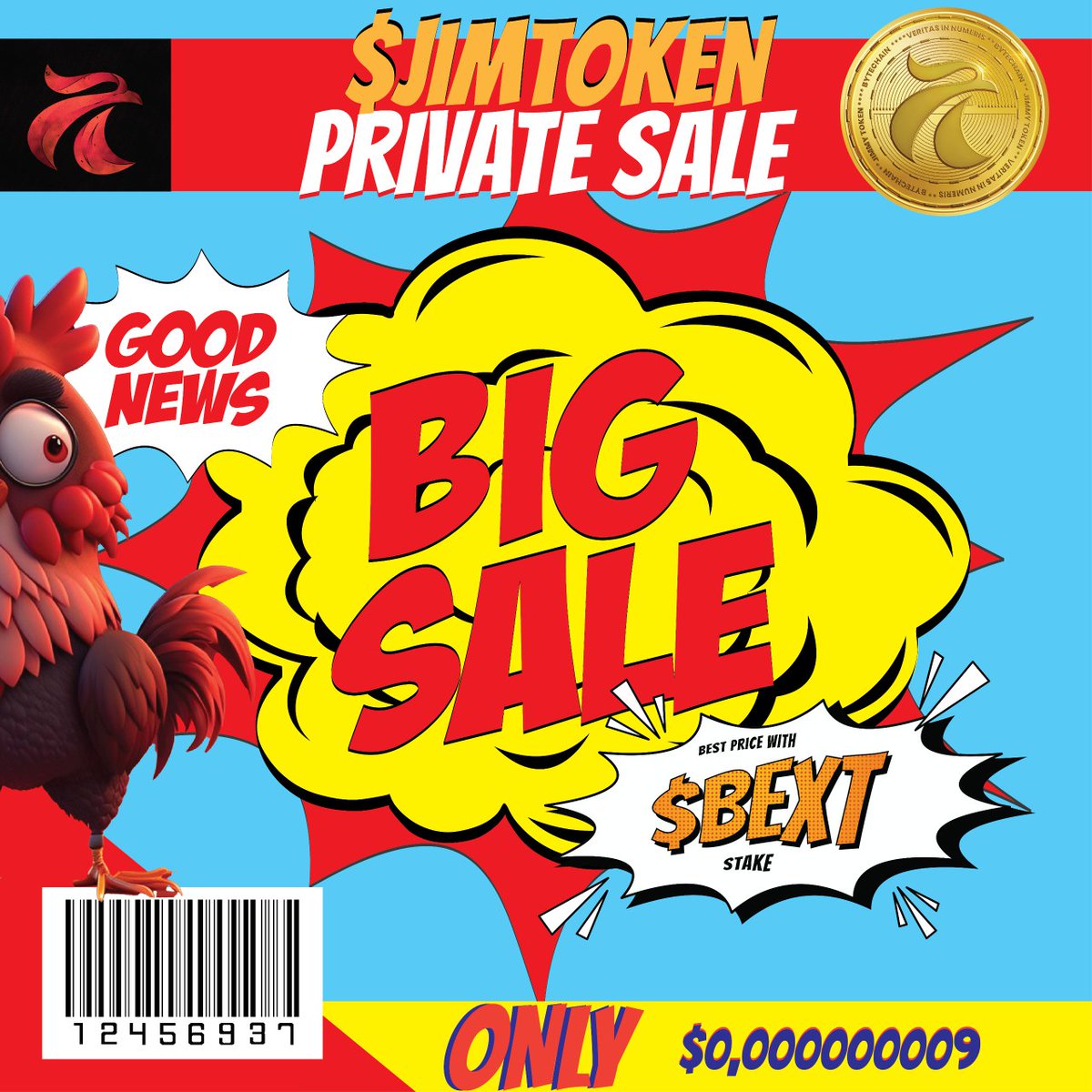 TheJimmyToken's tweet photo. 🚀🌟 $JIM Token Private A Sale STARTED! Don't miss your chance to be a part of the revolution! 🎮💥 
 
👉 Join now and secure your spot in the amazing #JimmyProject on @Bytepad 
 
⏰ Time is ticking! Act fast and ride the wave with us! 🌊🔥 
 
 #PAE #Web3 #CryptoSale 💎🌐 #dolar https://t.co/fRG8zGDVNf