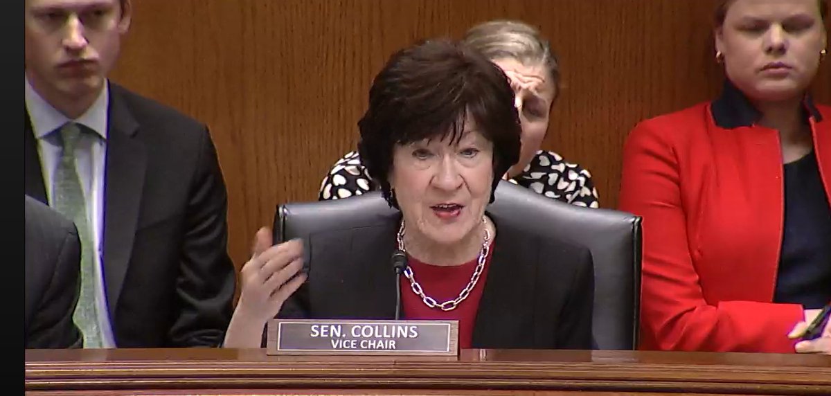 ALZIMPACT's tweet photo. Thank you @SenatorCollins for sharing the importance of continuing to preserve &amp; strengthen the #AcceleratedApproval pathway and ensuring those living w/ unmet medical needs have access to @US_FDA-approved therapies during today's @SenateApprops @AppropsGOP Subcommittee hearing. https://t.co/B2pG93CIzU