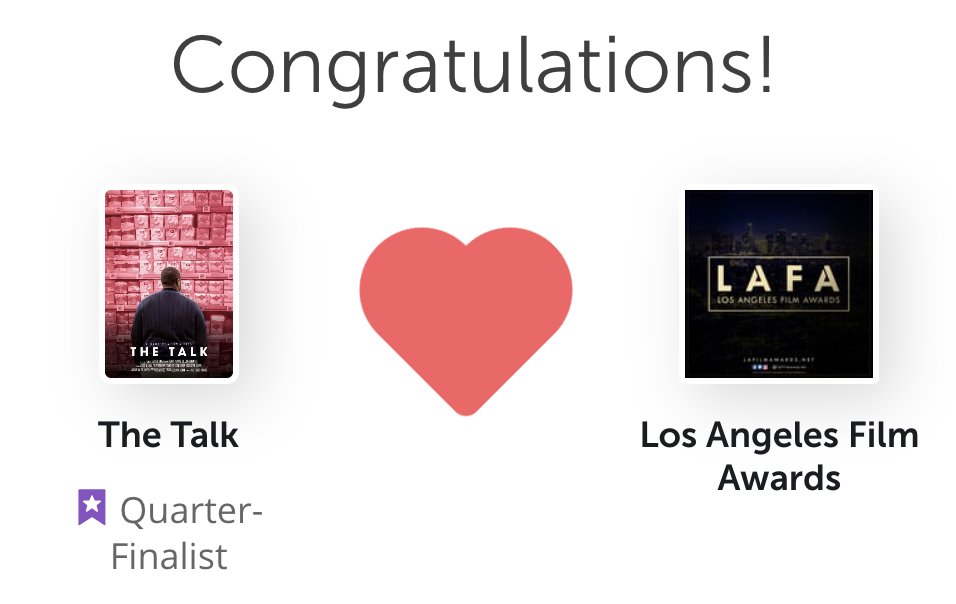 GabiLimaFilms's tweet photo. Amazing news! The Talk was just selected by Los Angeles Film Awards! #shortfilm #screenwriting #independentfilm #womeninfilm #femaledirector #Menstrualhealth https://t.co/gcIOHluxzk