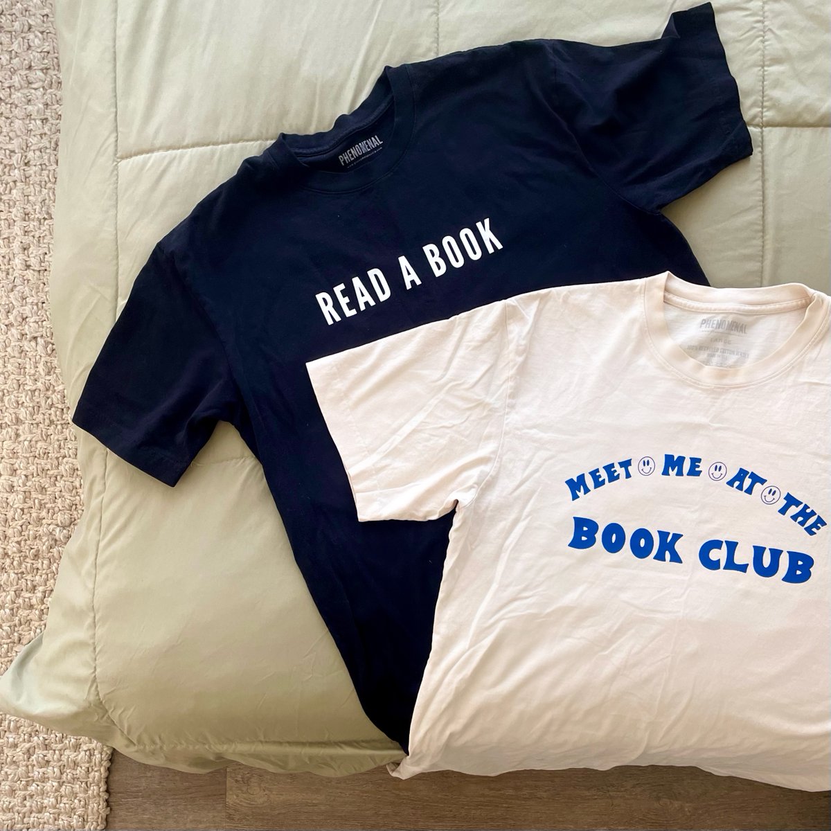 phenomenalbooks's tweet photo. One @phenomenalbooks tee for you and one for a friend. 🤍🖤 Click the link in our bio to shop! https://t.co/Q7RccmJYIR