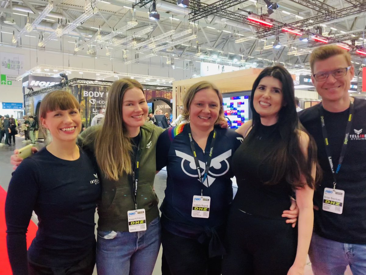 spinbella's tweet photo. @Choir_Press it was great to take my book #rideandshinethebook to #FIBO in Cologne last weekend #indoorcycling https://t.co/fJxJ9NdsNH