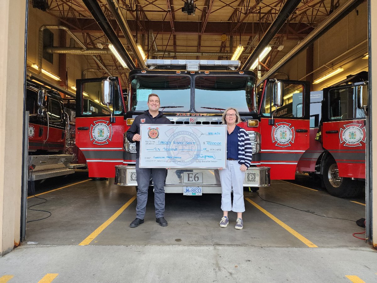 TLFCS donated $10k to Langley Hospice Society as part of a $22,785 fundraising match campaign for bereavement support. This donation will help provide free support &amp; services for those grieving. Thank you for contributing to this important cause! #LangleyHospice #CommunitySupport