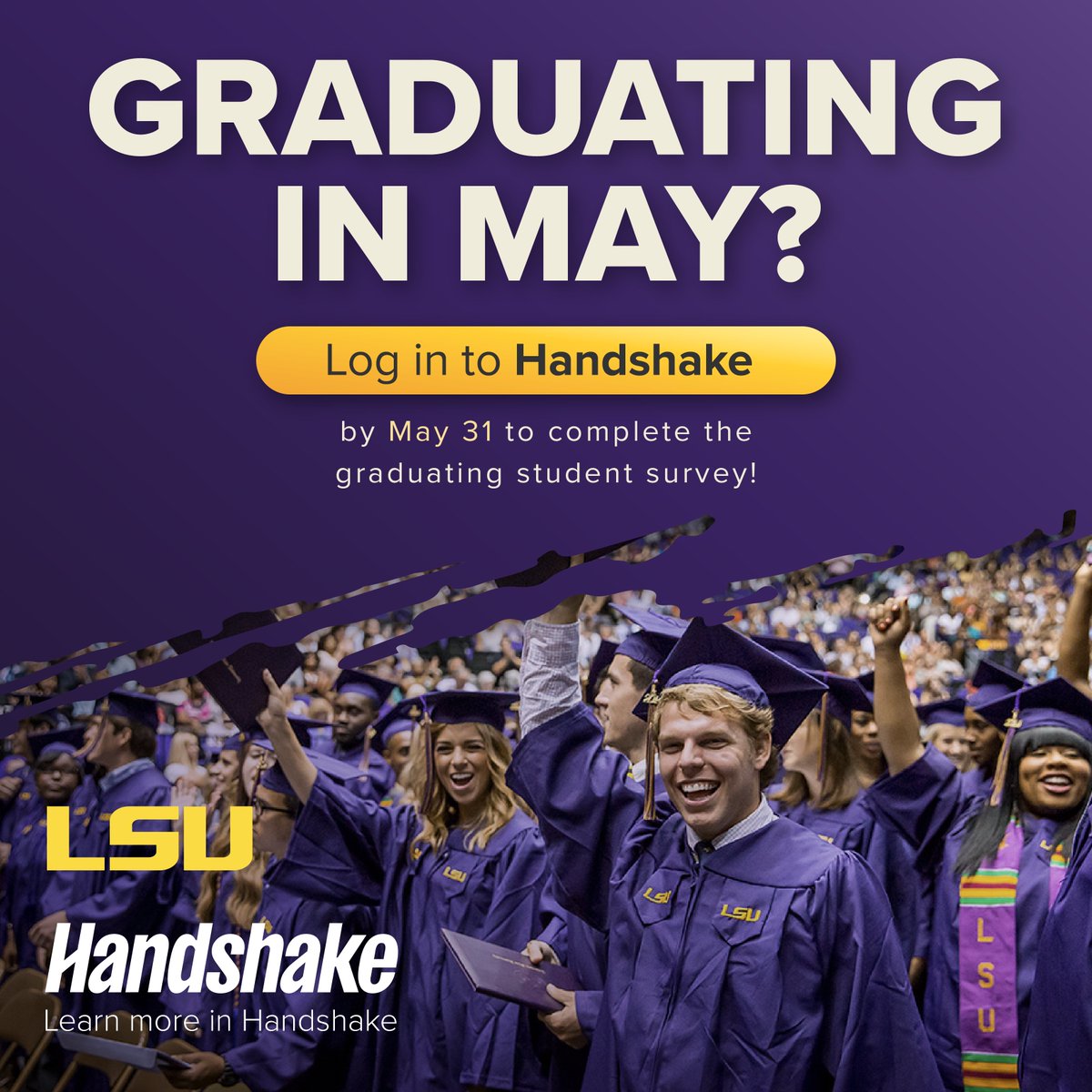 Graduation is just a month away...What's your plan for the next chapter? 👀

We'd love to know! Let us know in our First Destination Student Survey. 

Take the quick survey and share your post-graduation plans with us🎓

Check the link in bio to take the survey ⤴