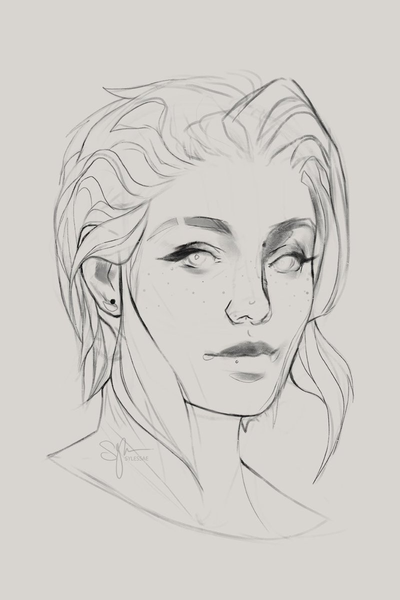 sylessae's tweet image. Quick sketch design for @sylfaun ✨

Sketch slots opening again on May 1st!
➡️ ko-fi.com/sylessae