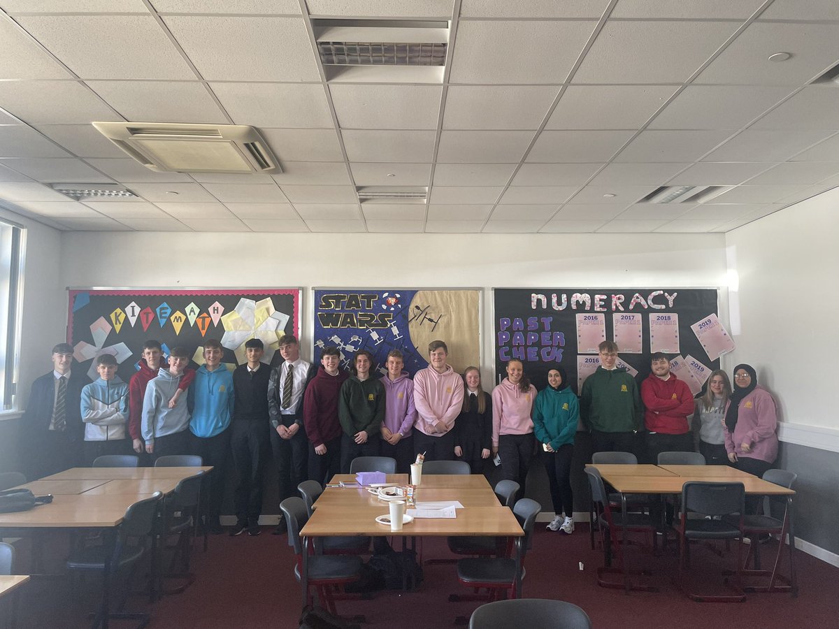 UGS_Numeracy's tweet photo. A big farewell to our S6 Numeracy Ambassadors, it has been so lovely to work with all of you! Thanks for coming to our final breakfast today! #NumeracyAmbassadors https://t.co/waduCZNvvL