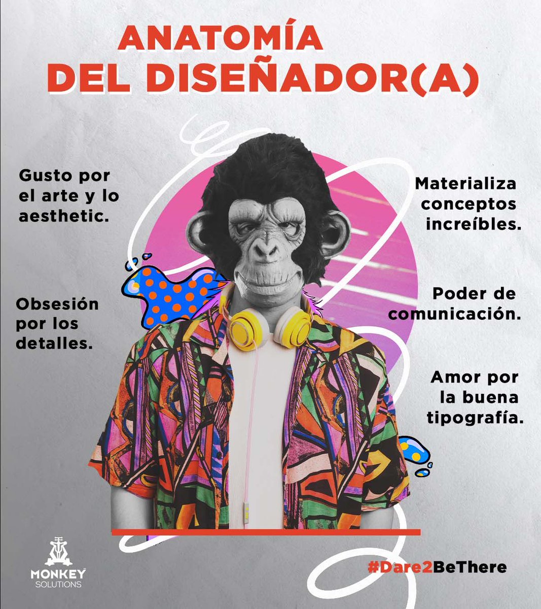 MonkeySolutions's tweet photo. Estos son algunos de los puntos que un #Diseñador #Creativo debe tener. 
¡En #Monkey nuestros creativos están en otro nivel! 🐒🏆
🌐 https://t.co/2rNsGWStug 
#diseñadores #creativos #adobe #photoshop #creatividad #tipografias #composición #artes #comunicación https://t.co/BWoApmzY0s