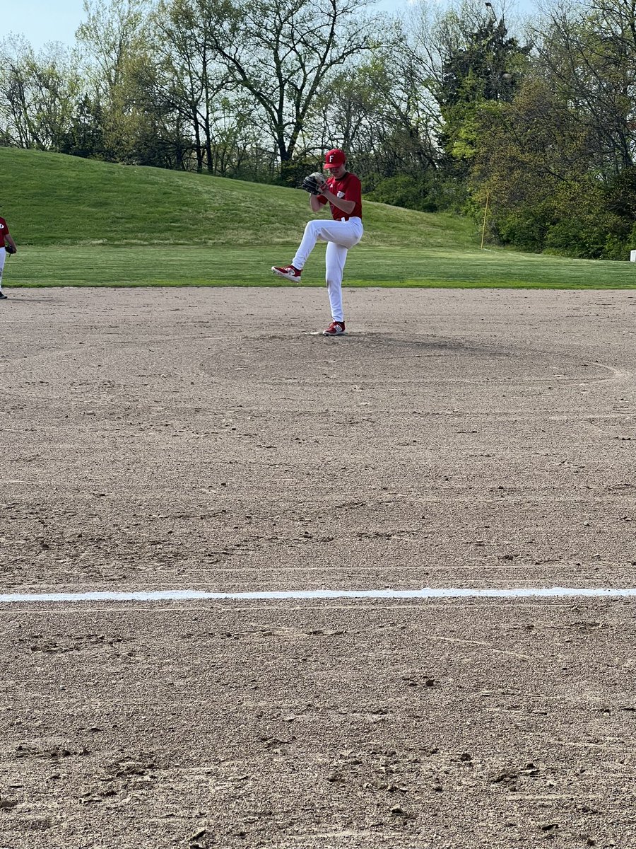 IanCamp31's tweet photo. Pitched 5.2 innings with 11 strikeouts, 2 hits, 0 runs, and 2 walks. Also hit a single up the middle for 2 RBI’s to get the win 3-0!  @jzimmbaseball @USNatsMidwest https://t.co/dCnmNBoG0L