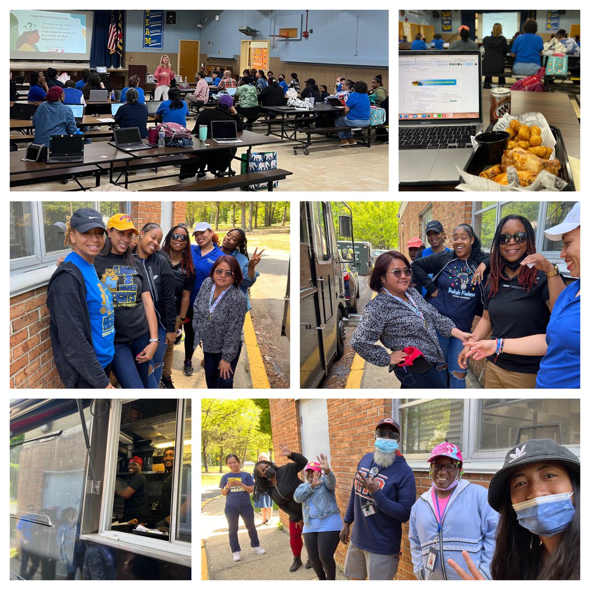 Wing Wednesday for today’s staff meeting that highlighted mental health awareness through a partnership with Sheppard Pratt! #BMES #StaffMeeting #MentalHealthAwareness #ClimbingToHigherHeights