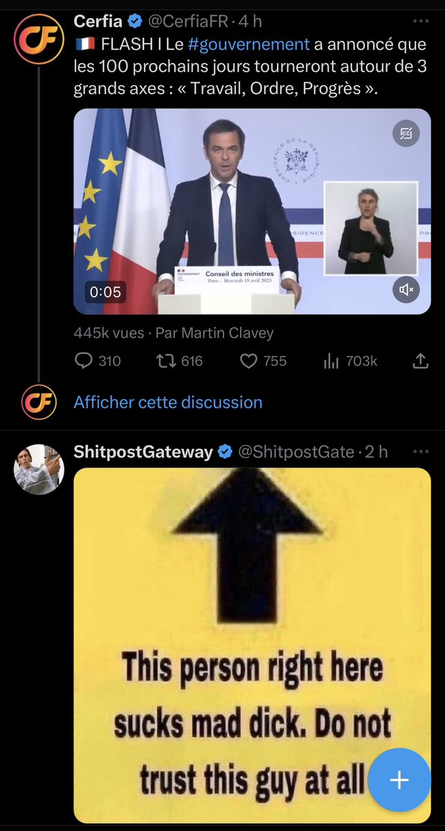 adiboolasse's tweet photo. @CerfiaFR C’est pas moi qui le dit c’est Twitter https://t.co/Jzvy2nL8qO