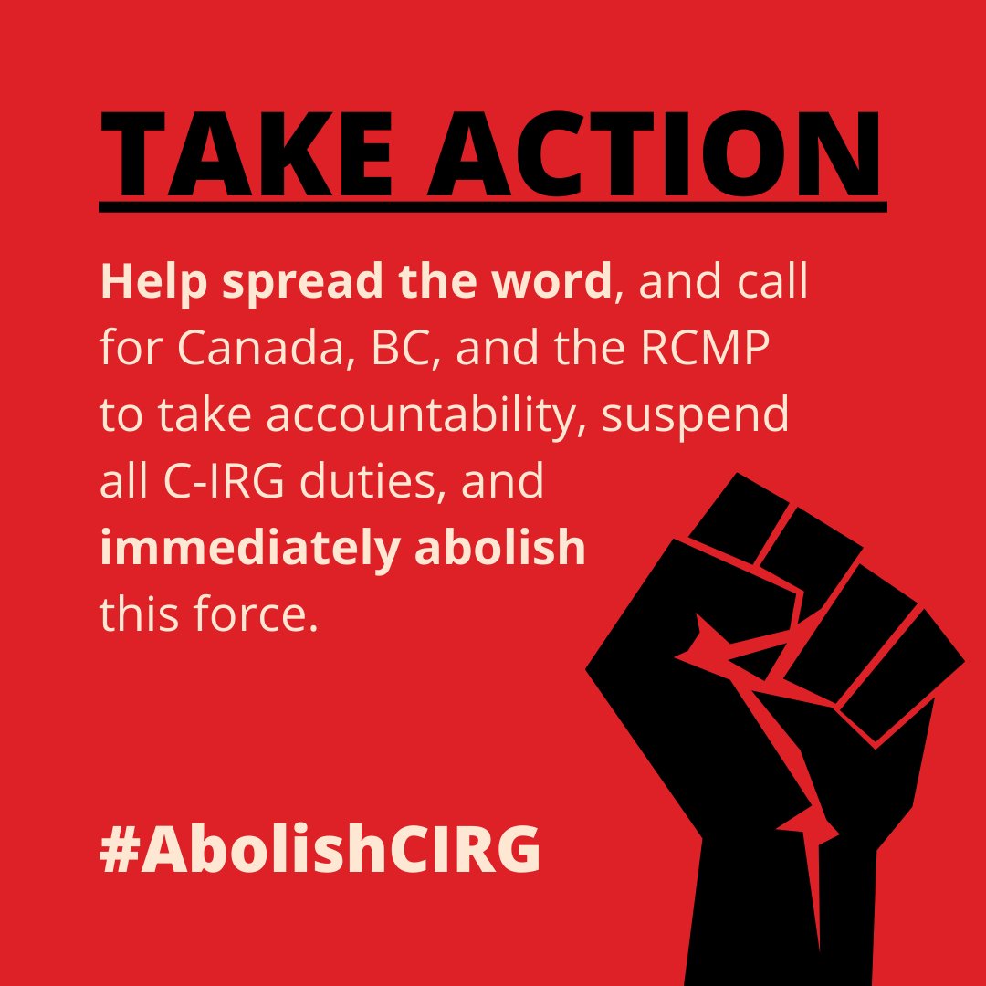 Indigenous_ca's tweet photo. Today, ICA joined in signing an open letter demanding immediate abolition of the RCMP’s Community-Industry Response Group (C-IRG). Help spread the word, learn more, &amp; take action: https://t.co/AfUiMTxZOg

#AbolishCIRG #IndigenousRights @AbolishCirg https://t.co/nfZVUePdEH