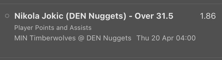 BalkanProps's tweet photo. #PropCard 4-20-23
3 plays for tonight - 2 SGPs and 1 straight bet 🤝
Odds : +100, -116, -116
Posted below ⬇️
LMK if u tail any of these 🔥
Lets get that 🧹
#GamblingTwitter
#NBATwitter
#PlayerProps
#NBAProps
#PrizePicks
#nbaplayerprops
#nbaoverunders
#NBA
#NBAplayoffs https://t.co/Rppa9hS3V3