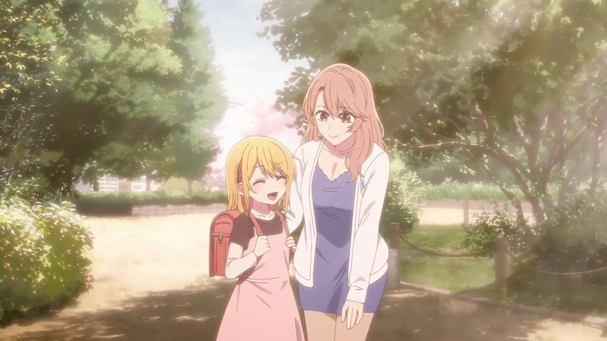 Baleygr086's tweet photo. One thing I love is the Miyako Mama segments. Her character development has been fascinating. From being a complacent adult to caring for Ruby/Aqua as if they were her own children and sharing their pain she's turned out to be the definitive paternal figure. https://t.co/dDE4A0uVK5