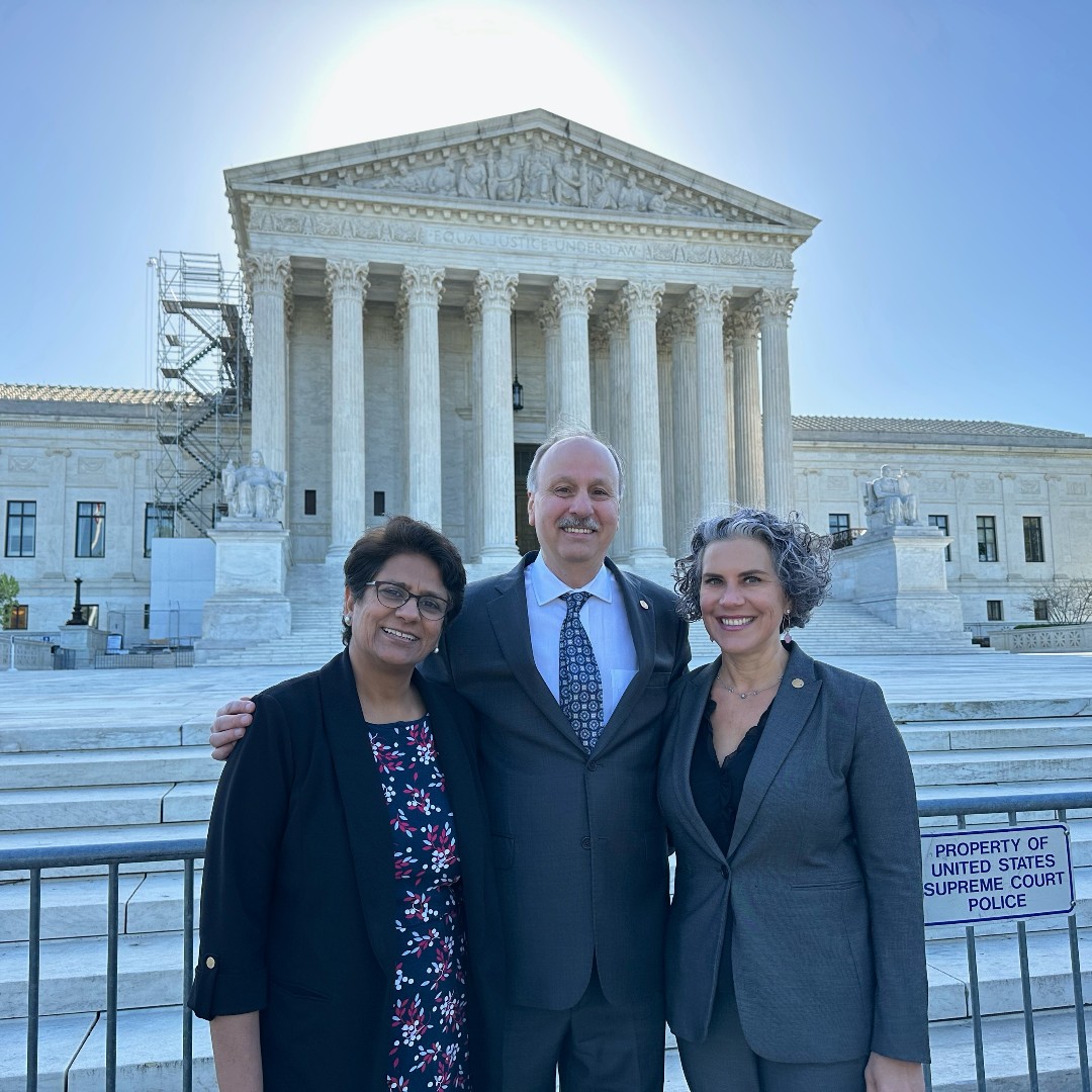 Dr. Ranjana Nawgiri , Dr. Joe Saad and Dr. Leilani Valdeson Capital Hill @pathologists  Pathology Leadership Summit 
#CAPnow #SetThePath23  #PathTwitter