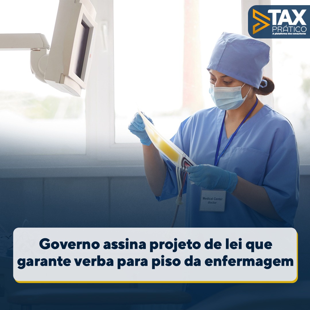 TaxPratico's tweet photo. O texto a ser enviado ao Congresso Nacional abre crédito especial no Orçamento da União no valor de R$ 7,3 bilhões para possibilitar o atendimento de despesas com o piso nacional de enfermeiro, técnicos e auxiliares de enfermagem e parteiras.

📌Confira em:https://t.co/jrcAeBpqql https://t.co/qcrnoa3914