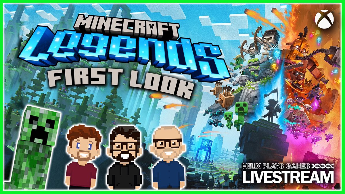 GamerGuildTV's tweet photo. Come join the three block heads this Friday as we dive into the world of #MinecraftLegends using the power of #Xbox Cloud Gaming!

https://t.co/YdBG137rAQ https://t.co/Mlf2X7Kf0f