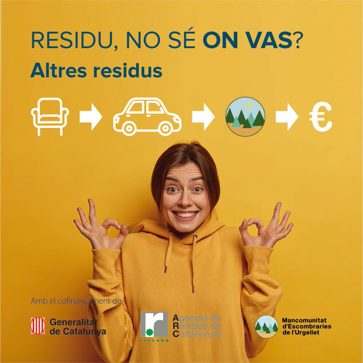 MancoUrgellet's tweet image. A la deixalleria sempre hi seràs benvingut.
Si fas tres viatges a l’any, pots aconseguir un màxim de 30€ en vals de descompte que podràs gastar en productes i serveis del Catàleg de prevenció de residus meu.cat/cataleg

#cpinnovació
#selectiva
#laseu