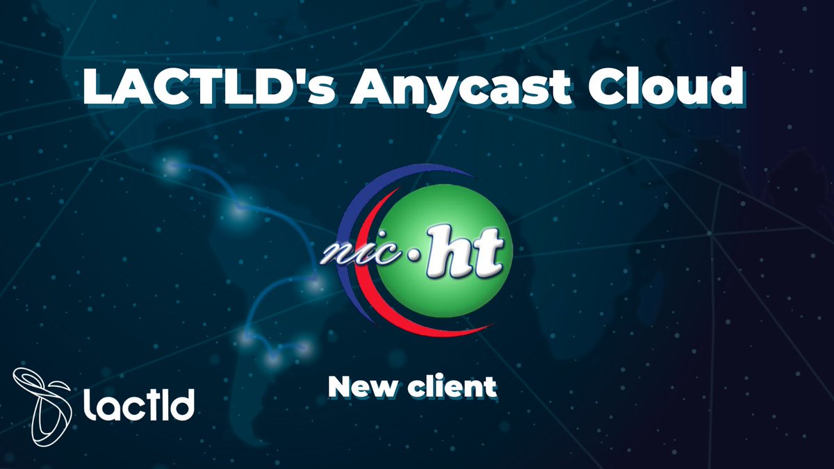 LACTLD's tweet photo. In the year of the Association's 25th anniversary, the LACTLD #Anycast Cloud continues its growth path and adds a new user: @nichaiti. Thus, the collaborative network now has a total of 19 clients and 17 nodes ☁️🌐

Read the full article here 👉 https://t.co/WOYi2dxwWV

#LACTLD https://t.co/gmop4ie3tV