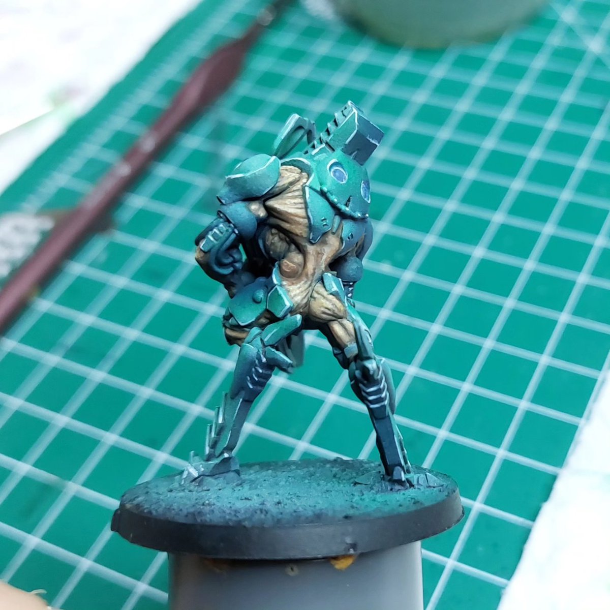 miniaturebrush's tweet photo. Working on some infinity miniatures. First time using airbrush blending.
#miniaturepainting #warmongers #tabletop #miniature #infinitythegame https://t.co/BkZfk9vWhc