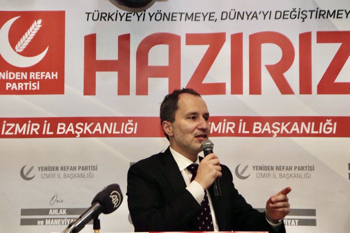 rprefahpartisi's tweet photo. Genel Başkanımız Dr. Fatih Erbakan, İzmir teşkilatımızın organize ettiği iftar programına katıldı. https://t.co/8BqLejI9AN